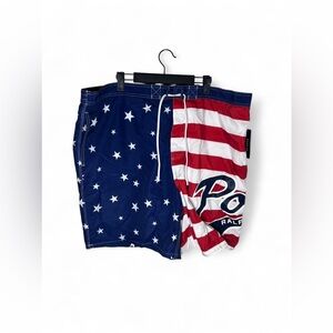 Polo Ralph Lauren American Flag Swim Trunks 3XB NWT